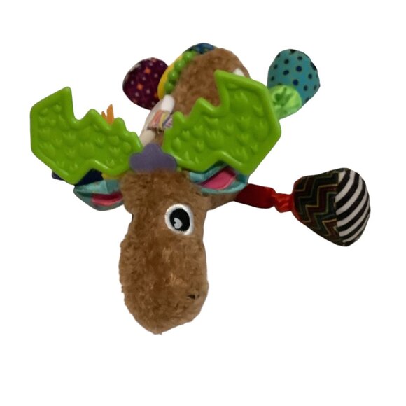 Lamaze Mortimer the Moose Baby Plush Toy Clip & Go Teething Rings & Sensory - Picture 1 of 7